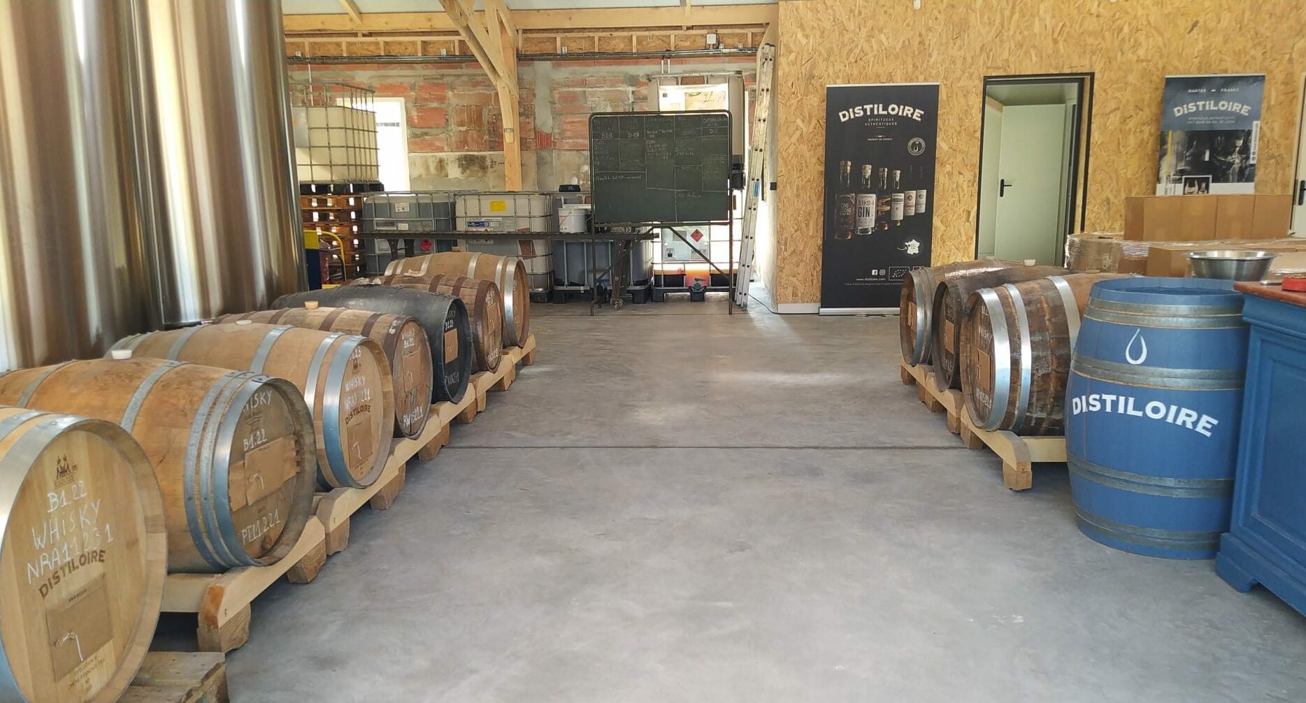Distillerie en charpente bois