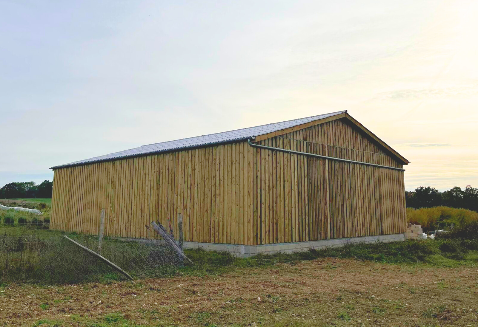 Hangar maraichage en bois