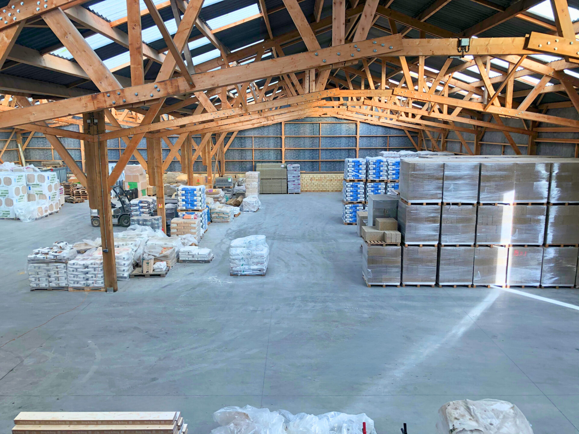 Hangar céréales en bois