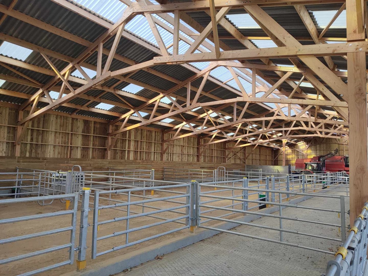 Bâtiment vaches allaitantes dans la Creuse