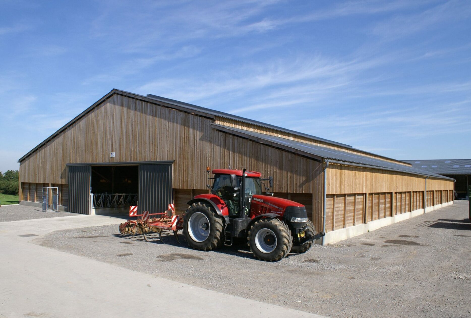 Stabulation vaches allaitantes en bois