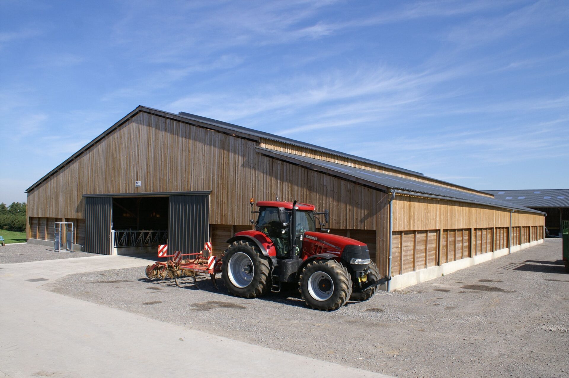 Stabulation vaches allaitantes en bois