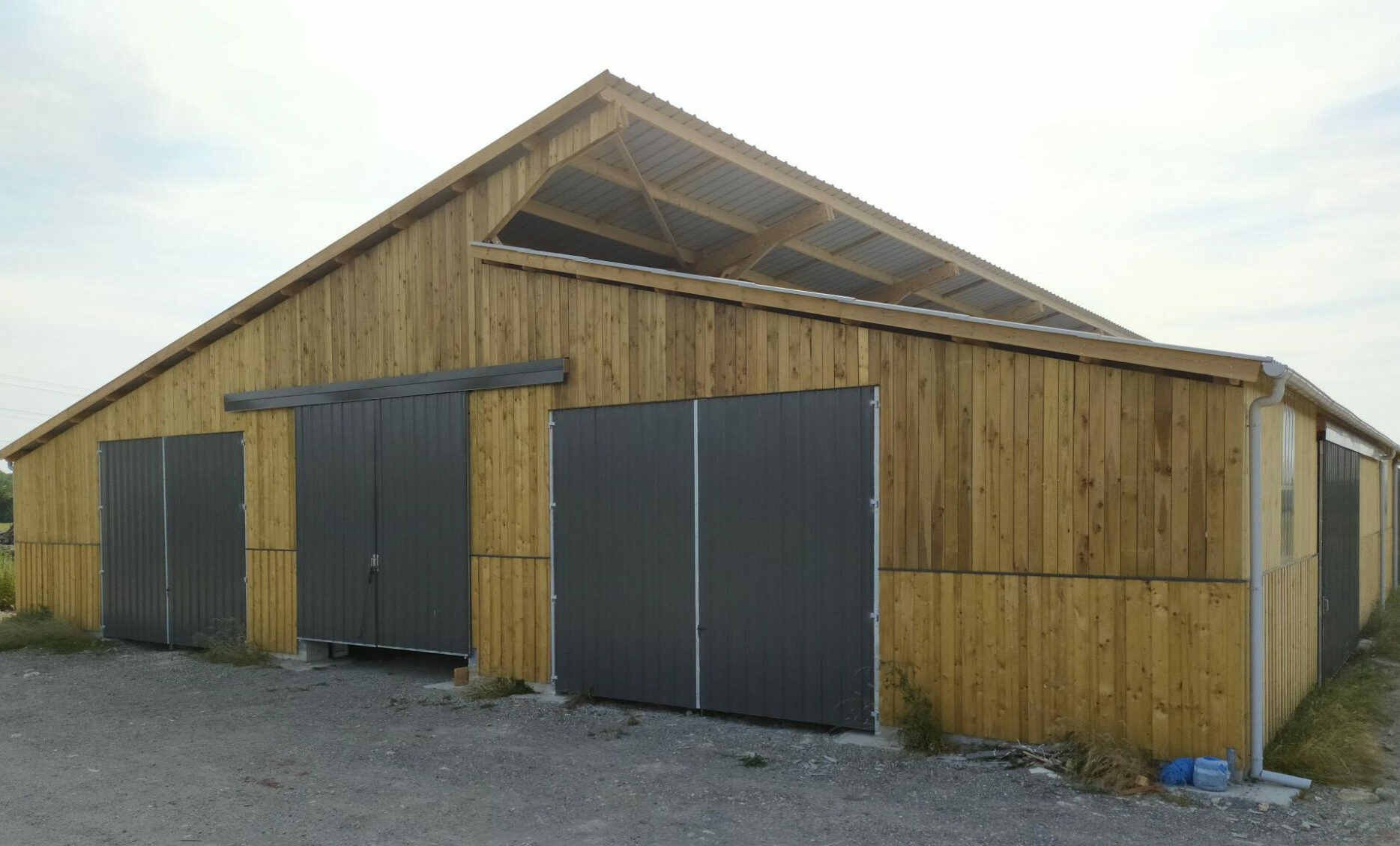 Bergerie ovins viande en bois