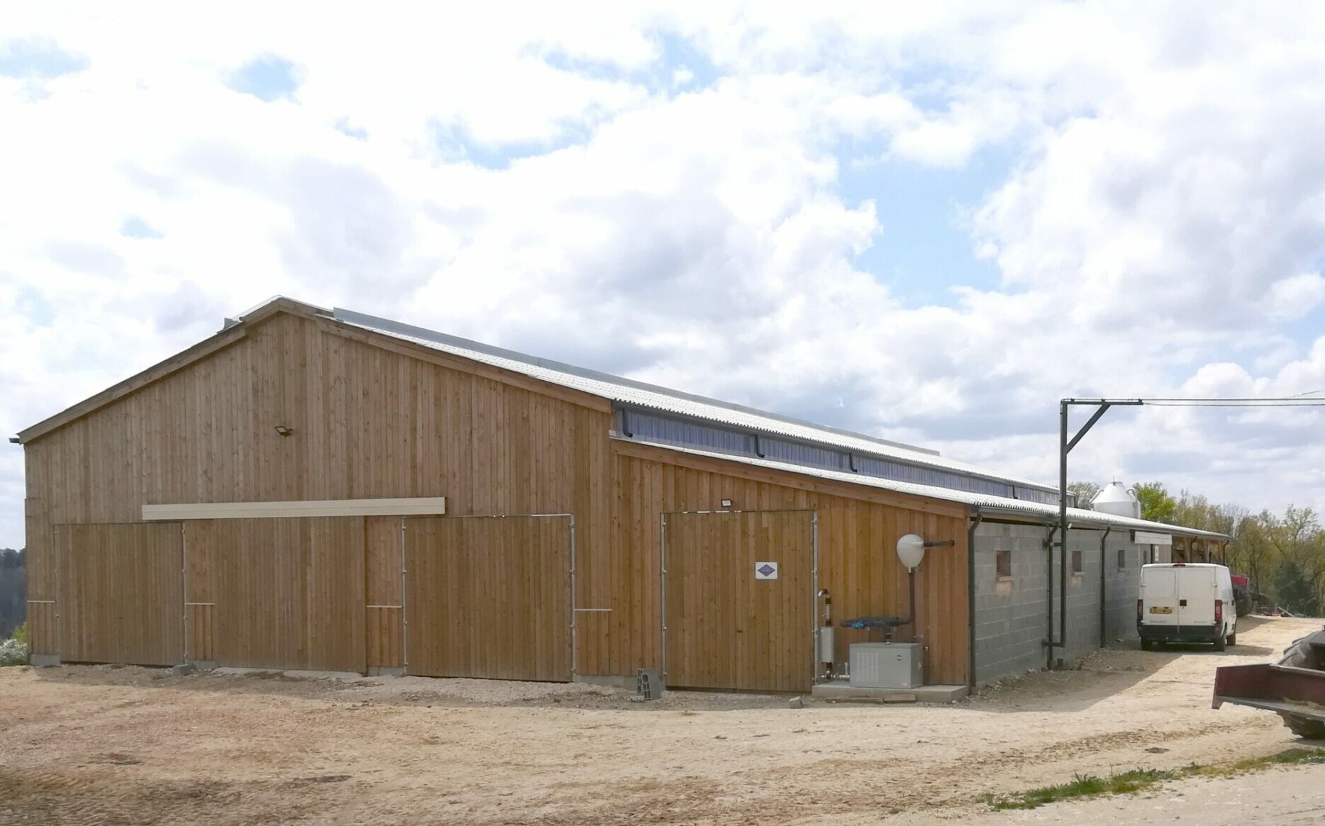 Chèvrerie confortable en bois Roiné