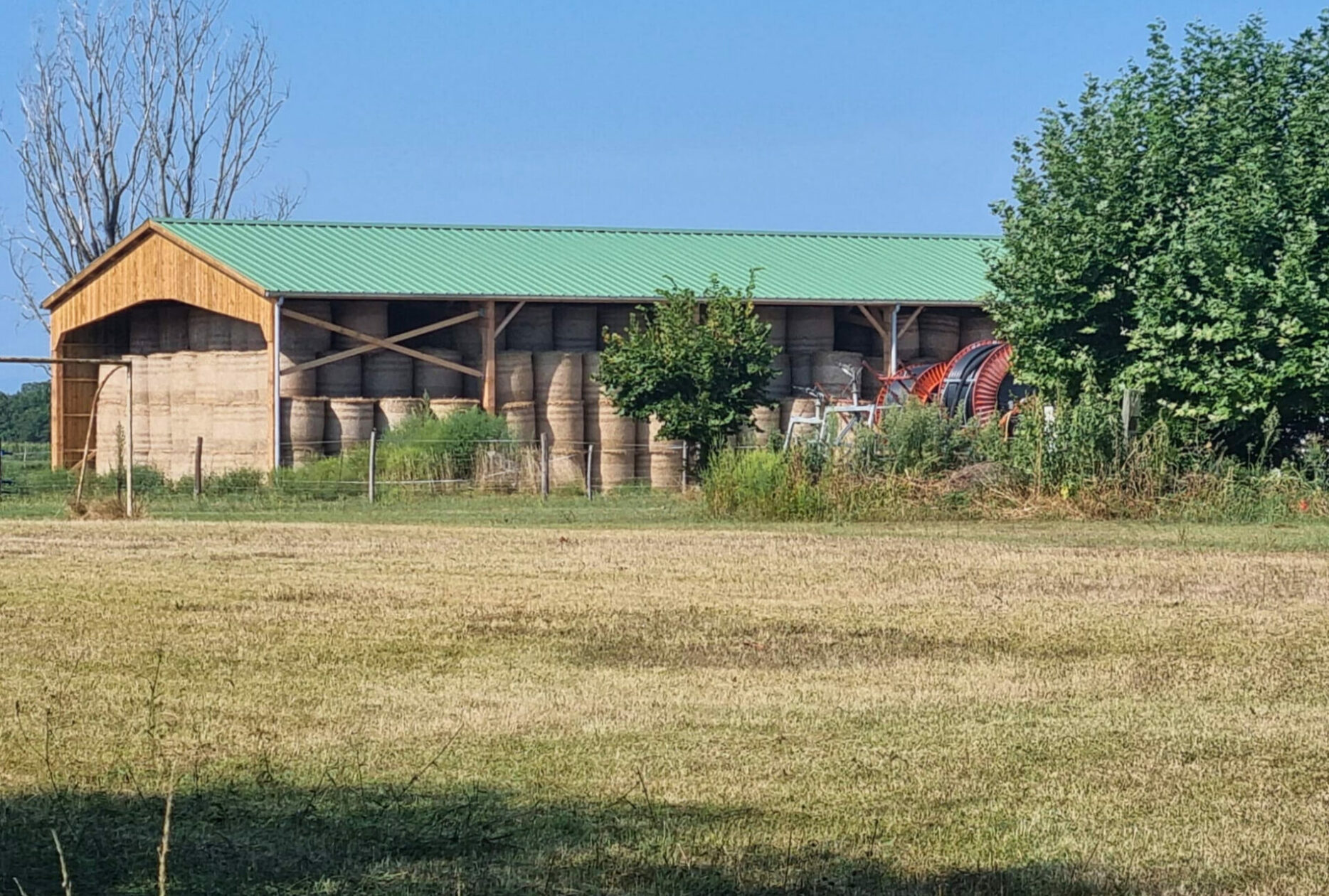 Hangar agricole en bois