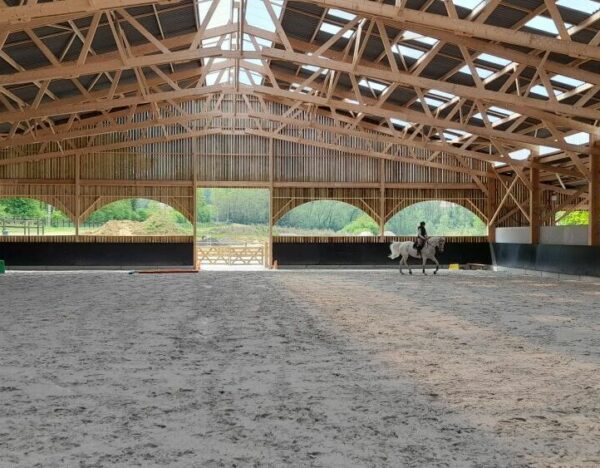 Manège équestre en bois Roiné
