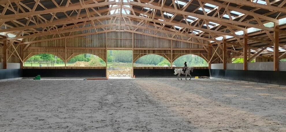 Manège équestre en bois Roiné