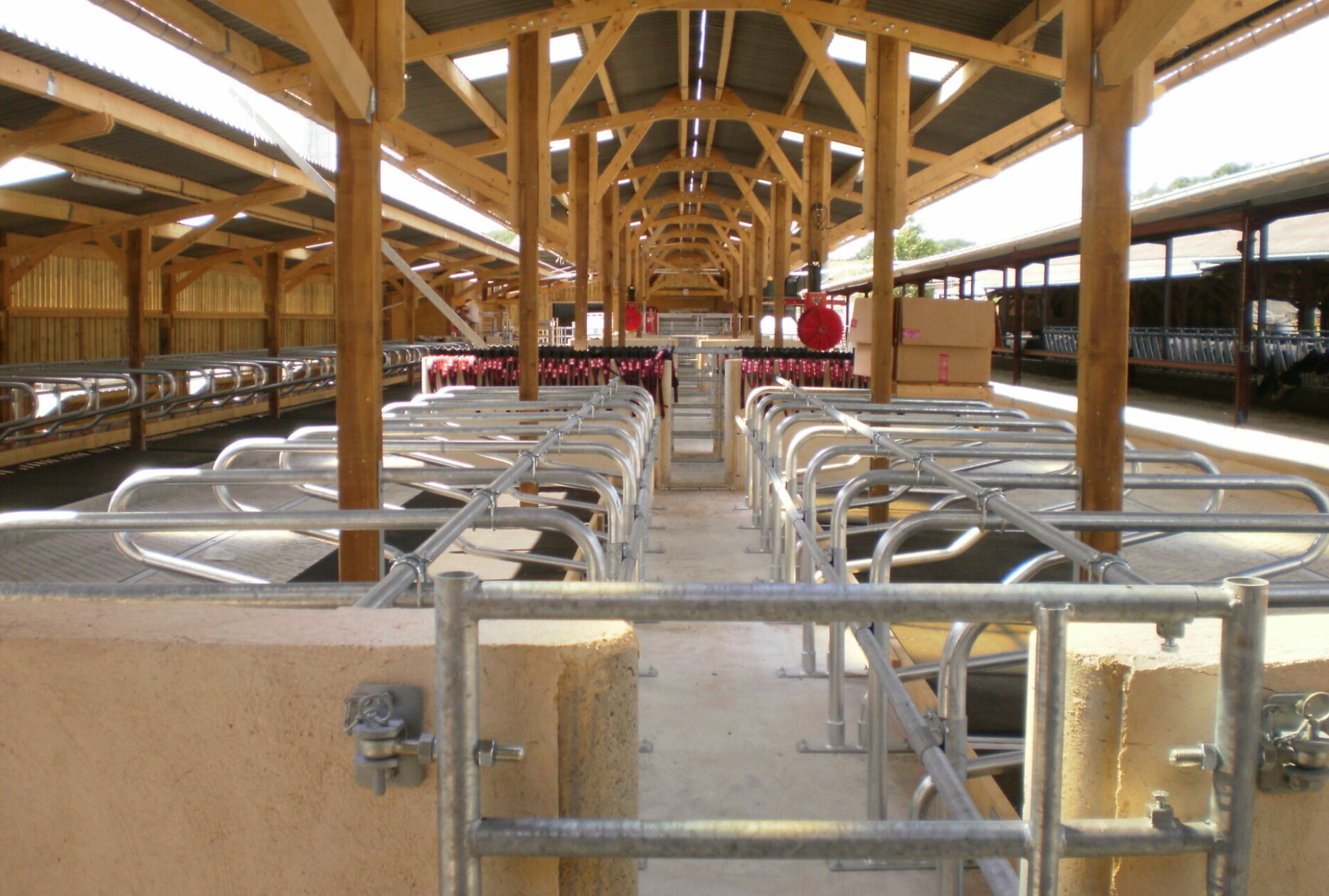 Stabulation Stabeco aménagement en logettes